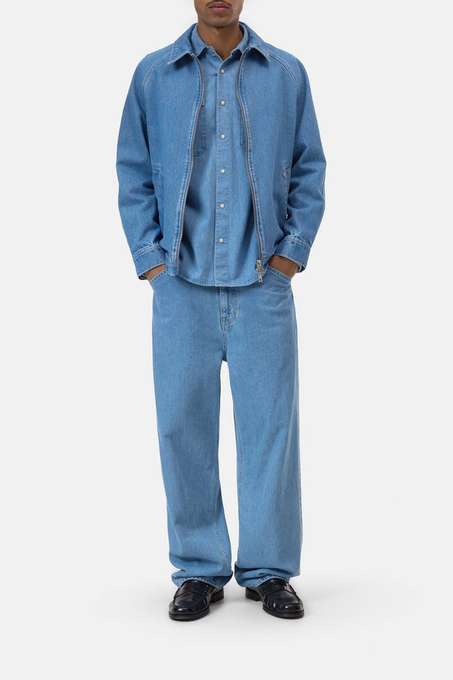 Postal jacket made of denim | Closed