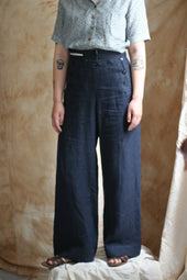 Sailor Pants Japanese Linen Xs L