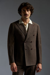 Linen Capri Double Breasted Blazer