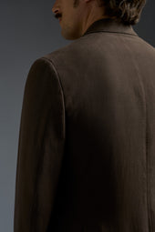 Linen Capri Double Breasted Blazer