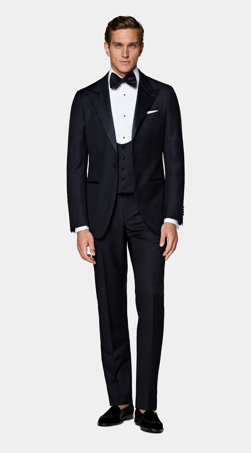 Three Piece Tailored Fit Havana Tuxedo