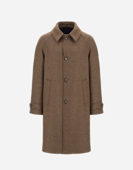 Melton Pied De Poule Coat