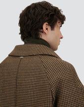 Melton Pied De Poule Coat