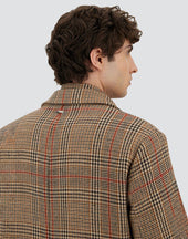 Glen Check R Wool Coat