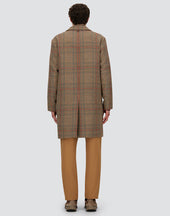 Glen Check R Wool Coat