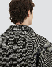 Herringbone R Wool Coat