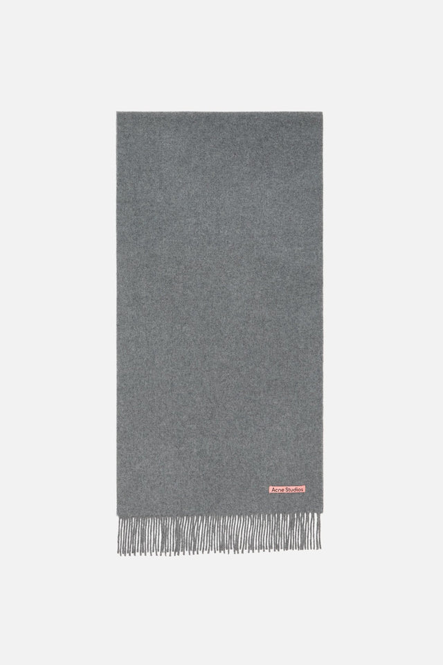 Cashmere Fringe Scarf Narrow