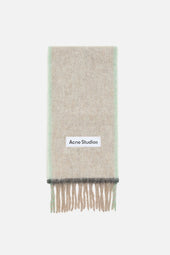 Wool Mohair Scarf Narrow