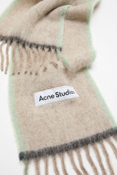 Wool Mohair Scarf Narrow