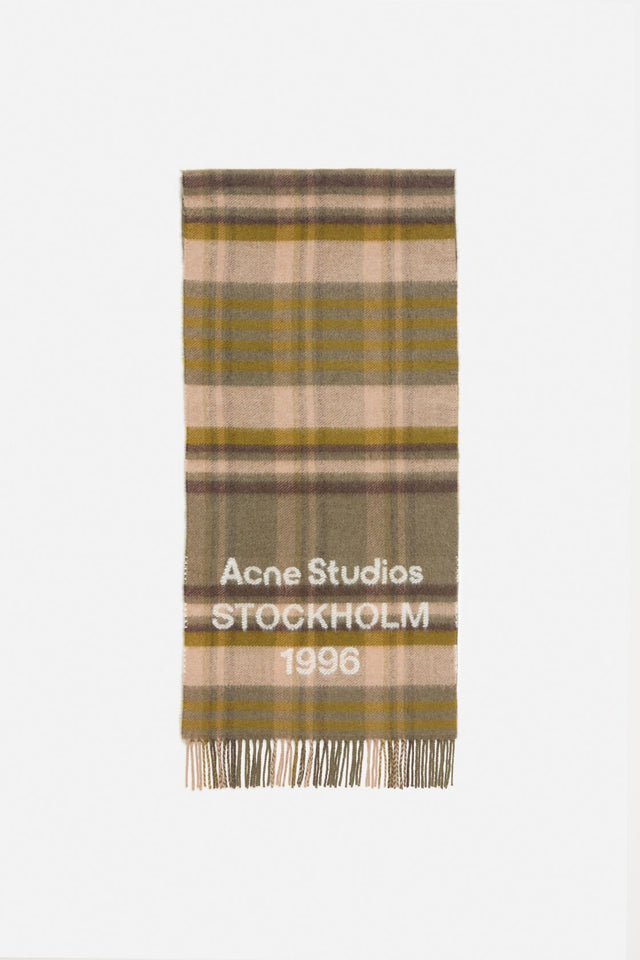 Check logo scarf - Wide