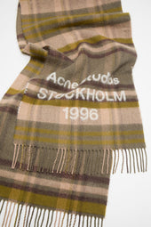 Check Logo Scarf Wide