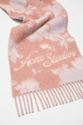 Floral Alpaca Wool Scarf