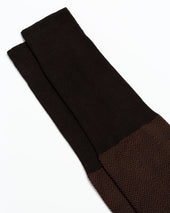 Cafe Mokka Herringbone Stockings