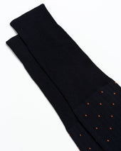 Dark Blue Dotted Stockings