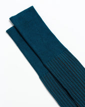 Turquoise Striped Stockings