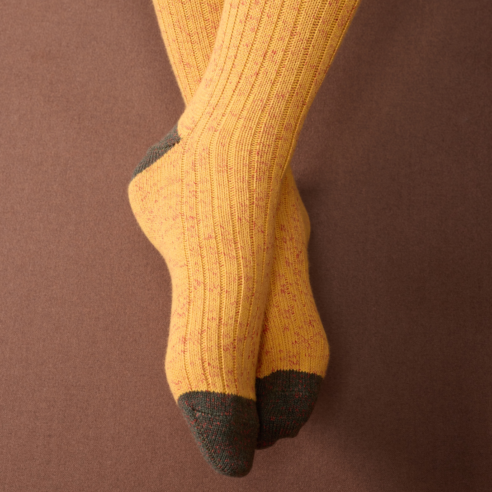 Jaune Vert Kaki Color Block Coton