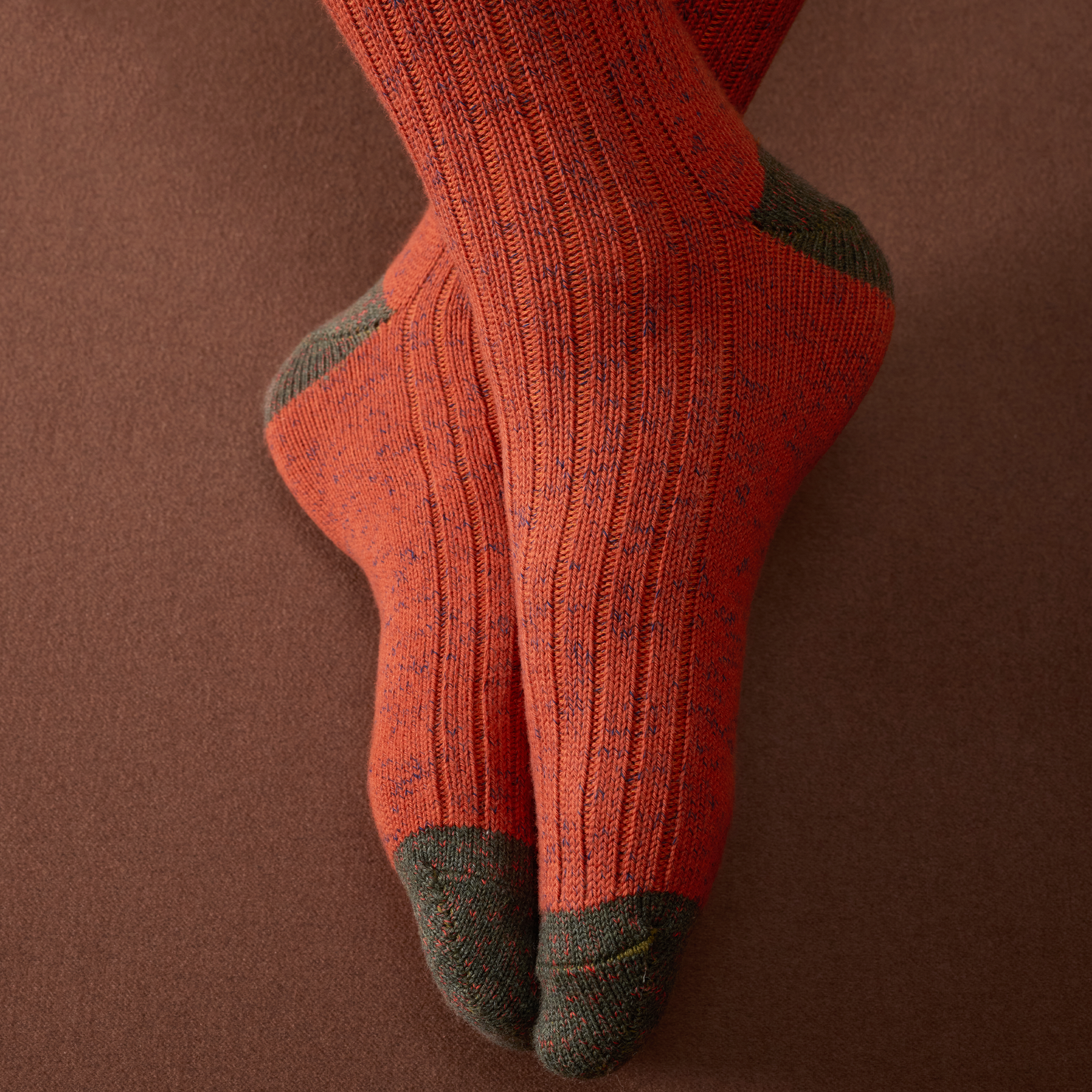 Kaki Color Block Coton