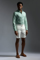 Coral Printed Superlinen Shirt