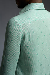 Coral Printed Superlinen Shirt