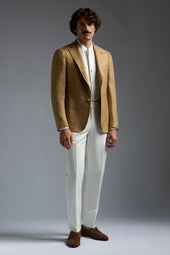 Frescolino Band Collar Long Sleeves Shirt