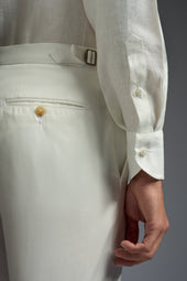 Frescolino Band Collar Long Sleeves Shirt