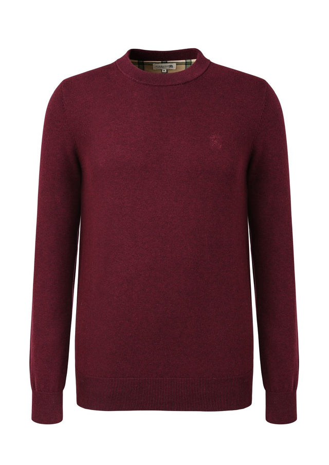 premium cotton cambridge crew jumper