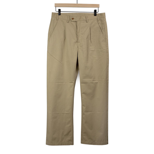 Spectacular Air trousers in khaki lightweight cotton twill