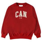 CAN Sweatshirt Red - Unisex