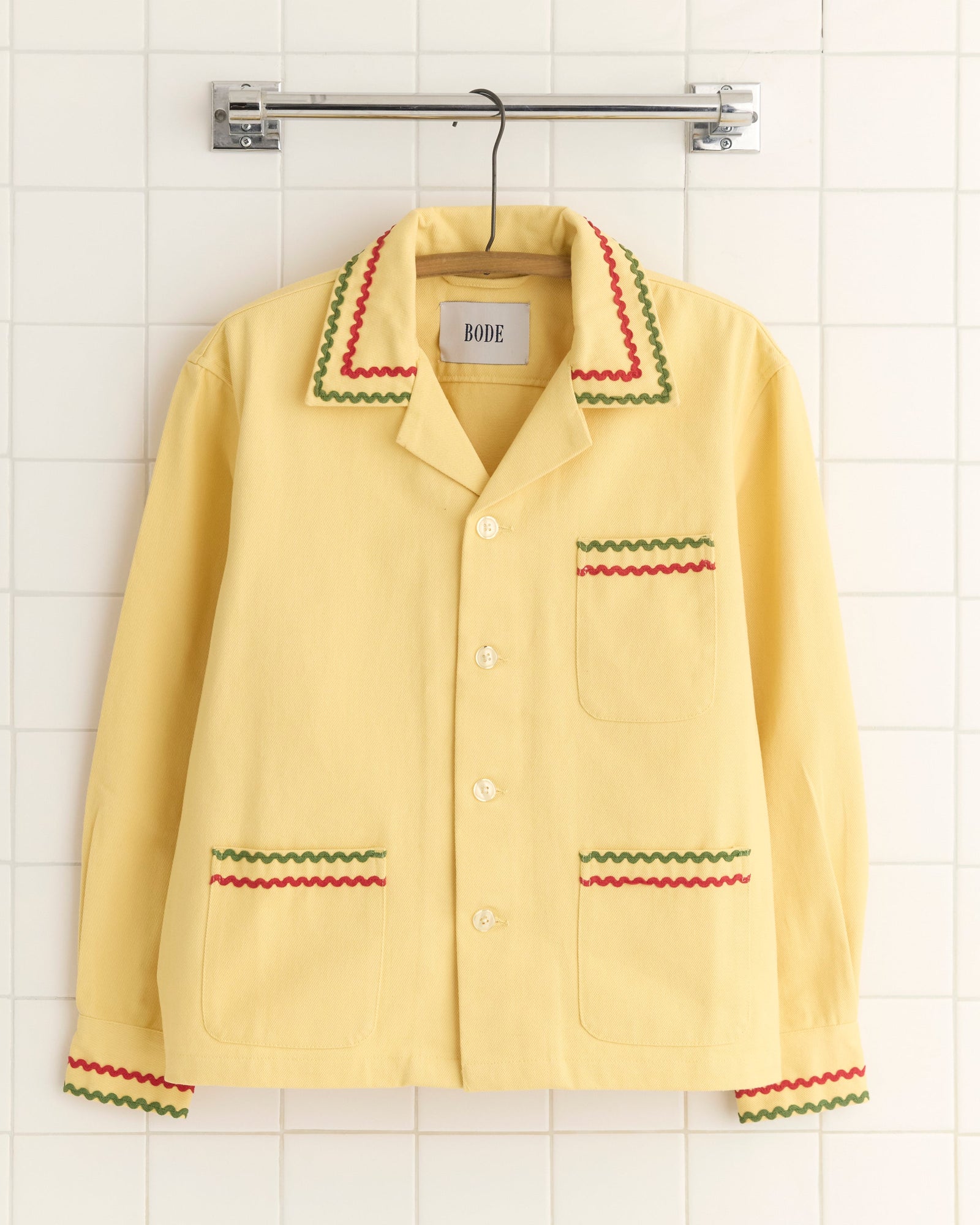 Canary Rickrack Overshirt
