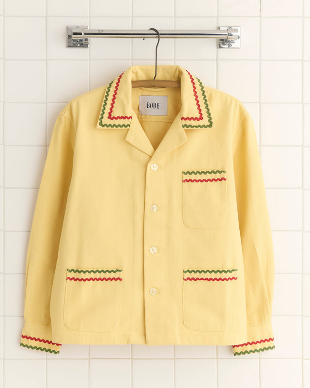 Canary Rickrack Overshirt