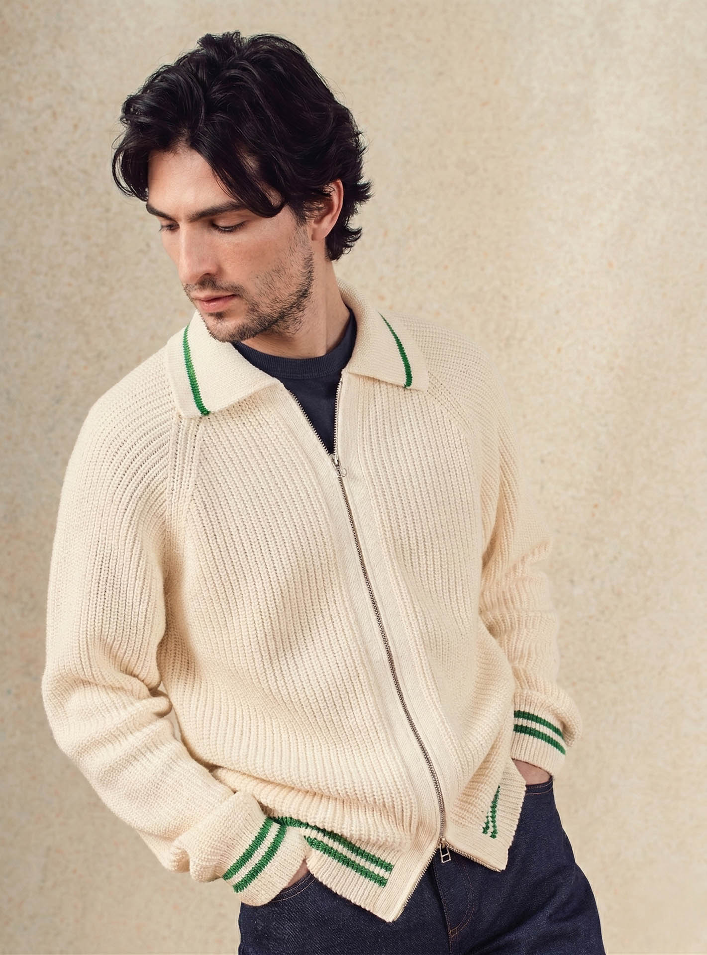 Cardigan Capri Ecru
