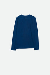 Indigo Organic Cotton Full Sleeves T Shirt