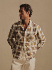 Shadow Mountain Plaid Case Study Camp Shirt