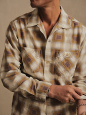 Shadow Mountain Plaid Case Study Camp Shirt