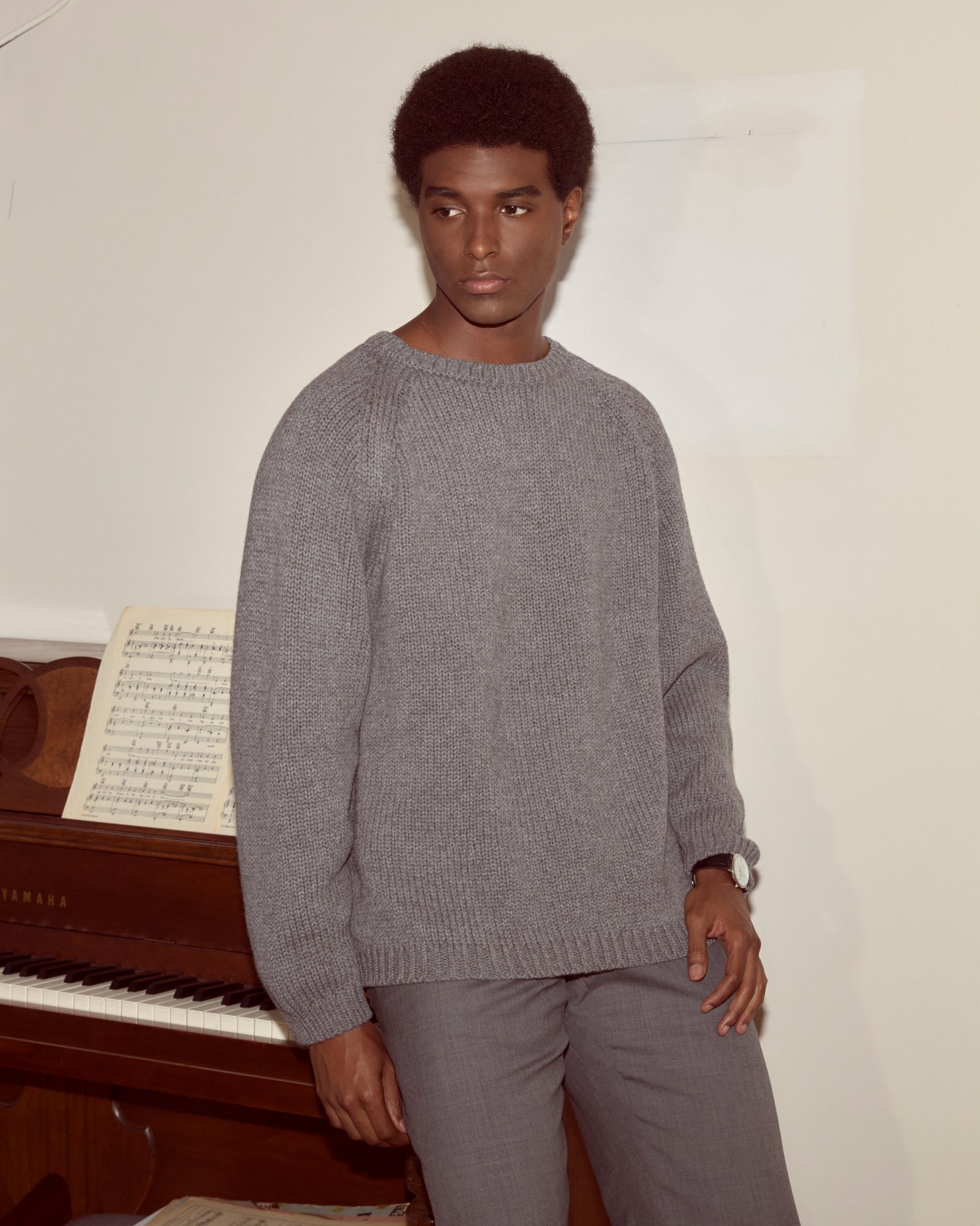 Cashmere Crewneck Grey