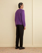 Cashmere Crewneck Purple
