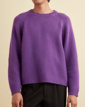 Cashmere Crewneck Purple