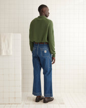 Cashmere Polo Green