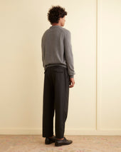 Cashmere Polo Grey