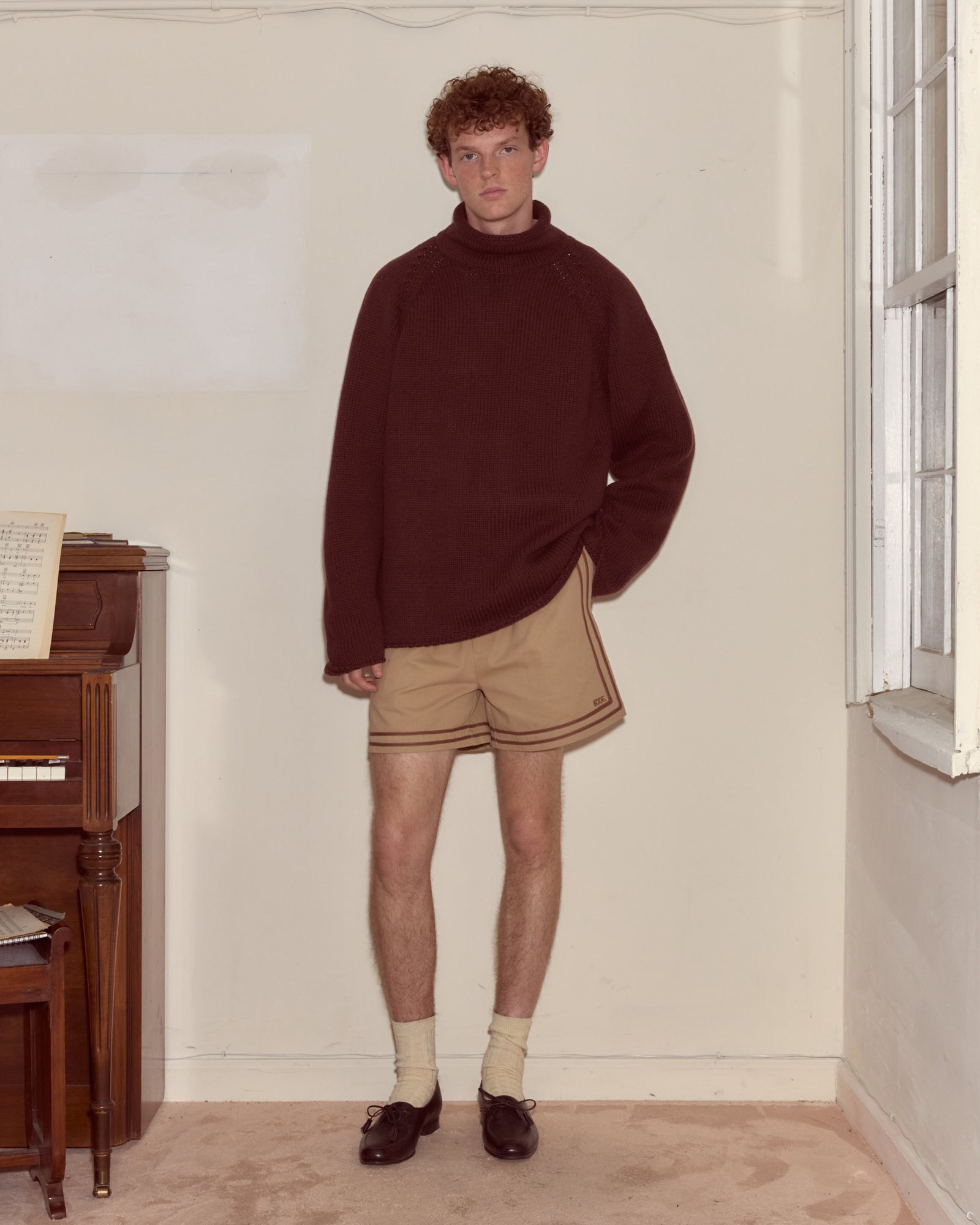 Cashmere Rollneck - Dark Brown