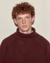 Cashmere Rollneck - Dark Brown