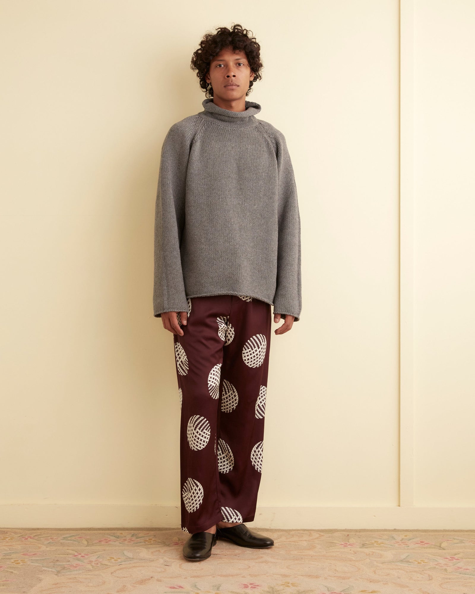 Cashmere Rollneck Grey