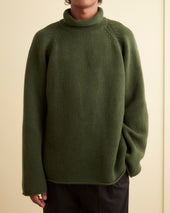 Cashmere Rollneck Green