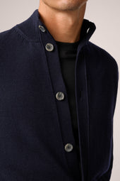 Woodend Cardigan Wool Blue
