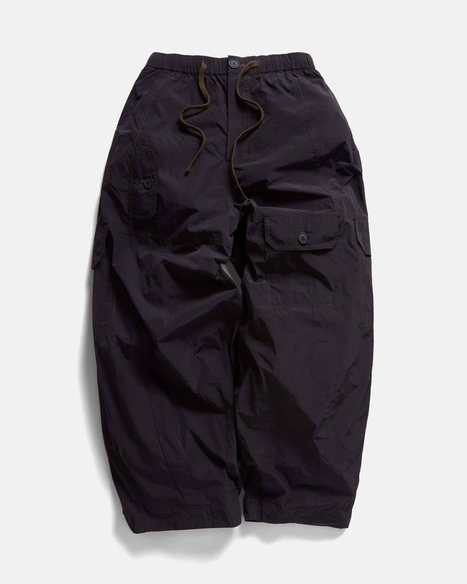 Kaden Balloon Pant Brushed Nylon With Shroom Stitching