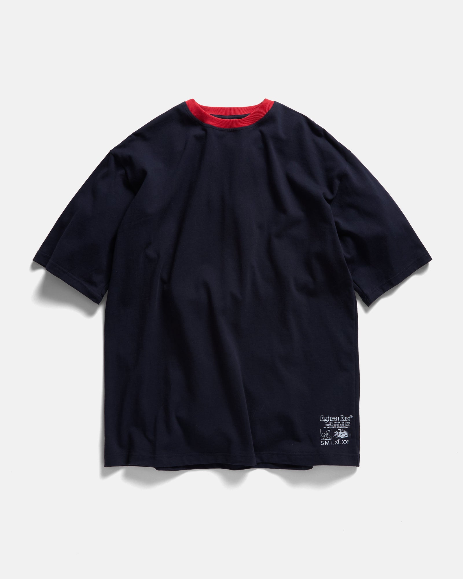 Macomber Ringer Tee Midnight Dan Whit S Red 7 75 Oz All Season Cotton Jersey