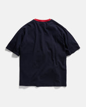 Macomber Ringer Tee Midnight Dan Whit S Red 7 75 Oz All Season Cotton Jersey