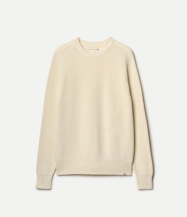 Sturdy Ribbed Cotton Sweater
