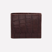 Croco Billfold Wallet With 6 C C