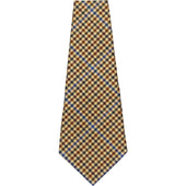 Abraham Moon Gun Club Check Bespoke Wool Tie